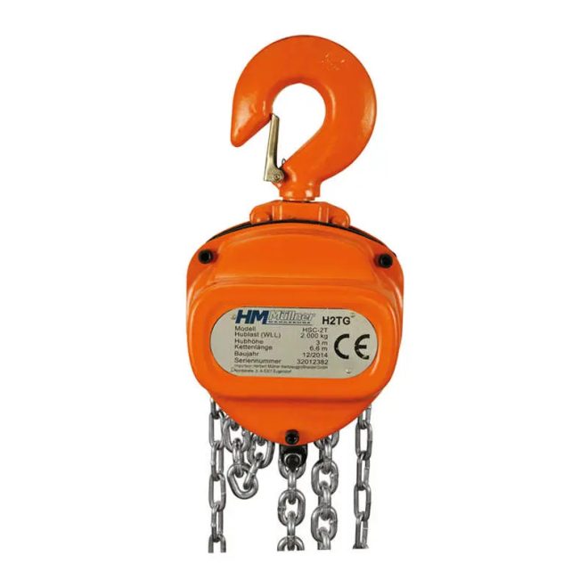 HM Müllner kézi láncos emelő 2 tonna, H2TG