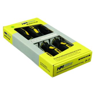   HM Müllner csavarhúzó készlet 6 részes, egyenes-FL /PZ, CrV, HM1009