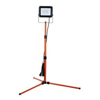   HM Müllner LED munkalámpa, SLIM, állvánnyal, A osztályos, 30W 70- 177cm, IP54, L300-W30