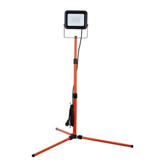   HM Müllner LED munkalámpa, SLIM, állvánnyal, A osztályos, 50W 70- 177cm, IP54, L300-W50