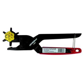   HM Müllner forgó lyukasztó fogó 220mm, 6 lyukas 2- 4,5mm étmérő, L504