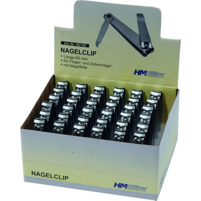 HM Müllner körömcsipesz reszelővel, 83mm, NC102