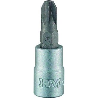   HM Müllner csavarhúzó dugókulcs fej, kereszthornyú, pozidriv PZ3, 1/4" , PZ14-3A