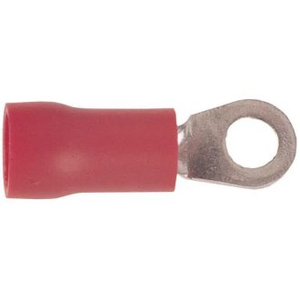   HM Müllner kábelsaru gyűrű 5,3mm átmérő (1-M4) piros, 20db/bliszter, R153