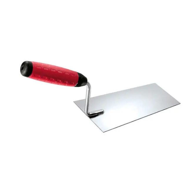 HM Müllner kőműveskanál, vakolókanál 180mm, rozsdamentes, műanyag nyél, egyenes nyakú, R3024K