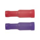 HM Müllner banánhüvely, szigetelt 4mm átmérő, piros, 20db/bliszter, R740