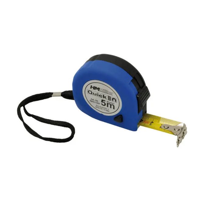 HM Müllner mérőszalag 5mx19mm, mágneses, Quickstop, RK519M