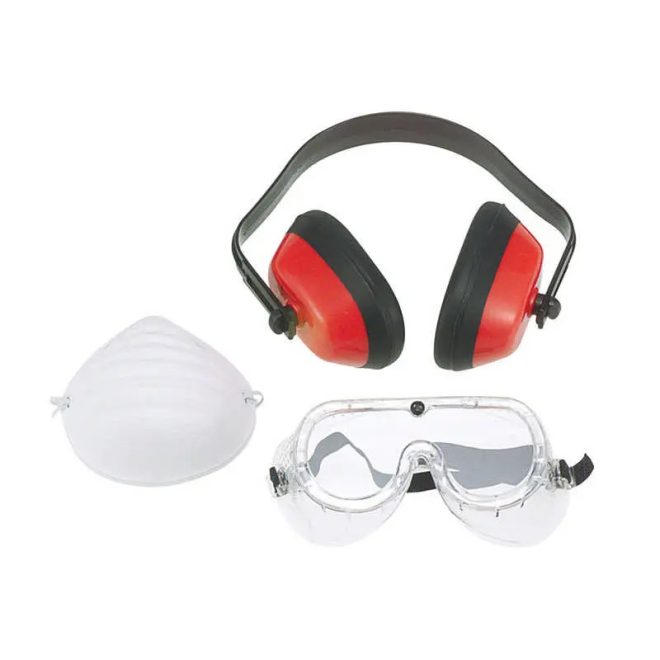 HM Müllner munkavédelmi szett, 4 részes, S55C-GS 1db, 11076C 1 db, FFP1 pormaszk 2 db, S55C