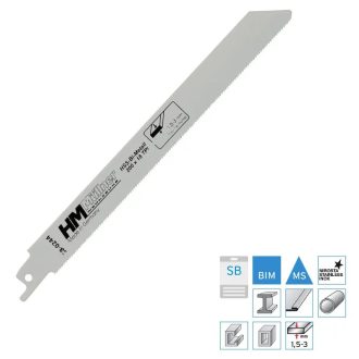   HM Müllner kardfűrészlap HSS BI-Metal 65-67 HRC 200x180x1,4x18x19x0,9mm, Vágási vastagság 1,5-3mm 2db/csom, SB-0244