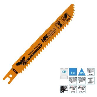  HM Müllner kardfűrészlap TRI-Metal 150x130x14,2/2,5x6/10x19x0,9mm, Vágási vastagság 3-12mm, 3-100, SB-0347