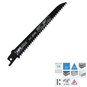   HM Müllner kardfűrészlap CV 150x130x4,2x6x19x1,27mm, Vágási vastagság 6-100mm 2db/csom, SB-1140