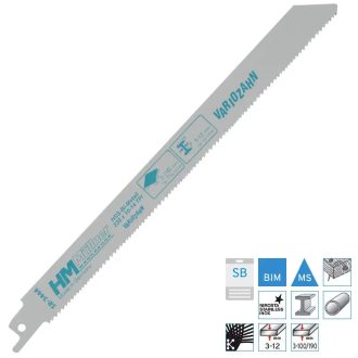   HM Müllner kardfűrészlap HSS BI-Metal 65-67 HRC 230x210x1,8-2,5x10-14x19x0,9mm, Vágási vastagság 3-12mm, fához 3-100/190 2db/csom, SB-3444