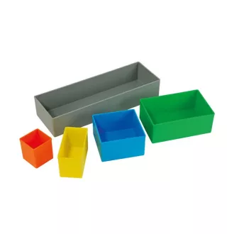 HM Müllner szortírozó doboz 108x108x63mm, kék, SB5