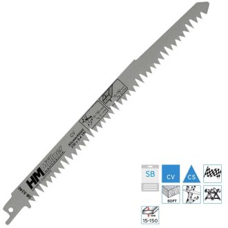  HM Müllner kardfűrészlap CV 230x210x5-6,5x5-4x19x1,27mm, Vágási vastagság 15-150mm 2db/csom, SB-5240