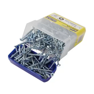   HM Müllner TX-facsavar csomag visszazárható műanyag dobozan 4,5x60mm 90db, SBT4560