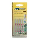 HM Müllner dekopírfűrészlap, szúrófűrészlap HSS, 5db/csom 75x50x1,2x21x8x1,00mm Vágási vastagság 1-3mm, acéllemezek, SS-1311