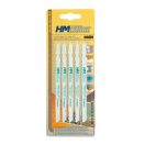 HM Müllner dekopírfűrészlap, szúrófűrészlap HSS-BI-metal 5db 132x110x1,8-2,5x10-14x8x1,27mm Vágási vastagság 3-100mm, inox, Fém/acél, színesfémek/alumínium, SS-1350F