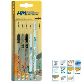   HM Müllner dekopírfűrészlap, szúrófűrészlap CV, 5db/csom 1-1db SS-1301,SS-1301KR, SS-1360, SS-1311F, SS-1350F, SS-1389