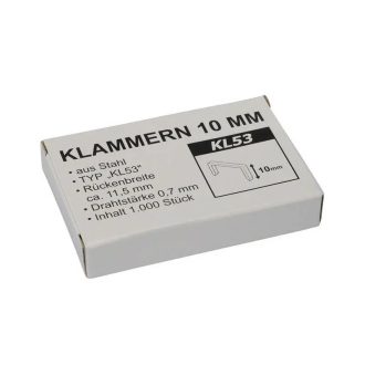   HM Müllner kézi tűzőgép 14mm + 1000db-os 10mm magasságú kapocs, T14-1