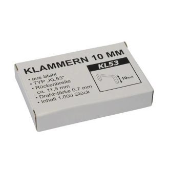   HM Müllner kézi tűzőgép fém házzal 14mm + 1000db-os 10mm magasságú kapocs, T15-1
