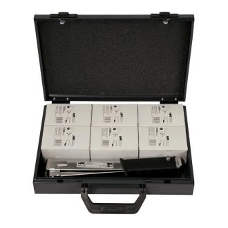   HM Müllner ráütős kézi tűzőgép, tűzőkalapács, Professional 10mm + 6db KL11-9G 10mm, TH-K8