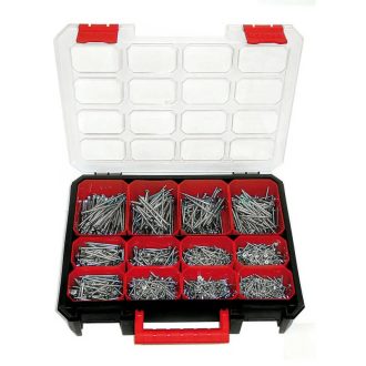   HM Müllner TX forgácslap csavar szortiment 6 féle csavar szortírozó kofferben, TK2111
