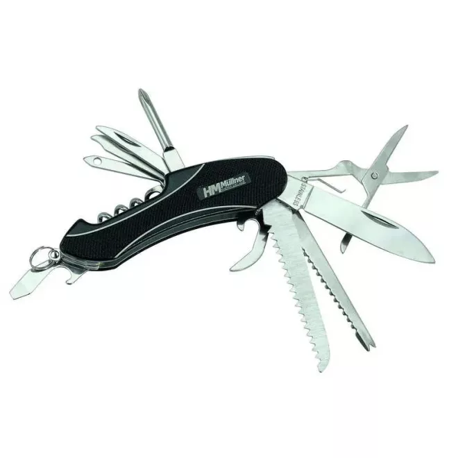 HM Müllner multifunkciós szerszám 11 részes, fekete, TM-11S