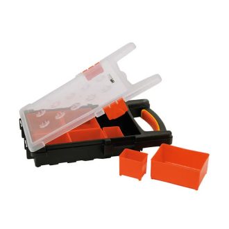   HM Müllner szortírozó, alkatrésztároló koffer 7 rekeszes 200x335x60mm, UK7