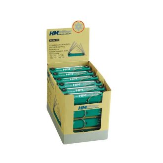   HM Müllner Torx imbuszkulcs, torxkulcs készlet 9 részes, TXB9- TXB40, összecsukható, VZ8