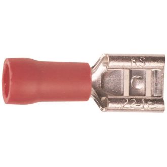   HM Müllner kábelsaru, csúszósaru, lapos csatlakozó hüvely 9,5mm saruszélesség (9,4-1,2) sárga, 20db/bliszter, Y495