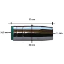 Gázterelő MB25AK 15 MW kúpos, MIG250 15,0mm (57mm) MW, 425.08.02MW