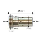 Közdarab MB501 D,401 D 25mmMW, 441.04.08MW