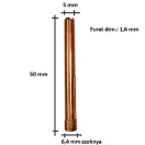 Wolfram szorító, befogó patron SR26 1.6mm, 717.04.16
