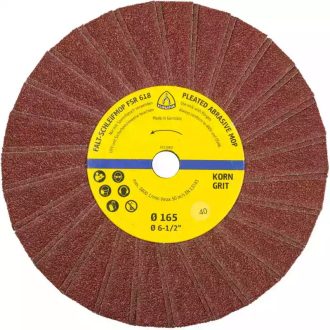   Klingspor lamellás csiszolókorong-hajtogatott csiszolómop 165x14mm P80-FSR 618-általános fém, 5831