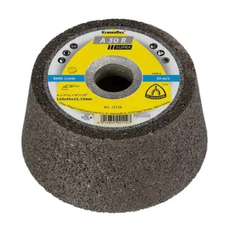   Klingspor fazékkorong,fazékkő 110x55x22,2mm domborított-A 30 R SUPRA-acél, 13728