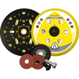   Klingspor gumihátlap excentercsiszolóhoz, többlyukas 150mm M8 menet-HST 555-közepes, Festool adapter, 320489