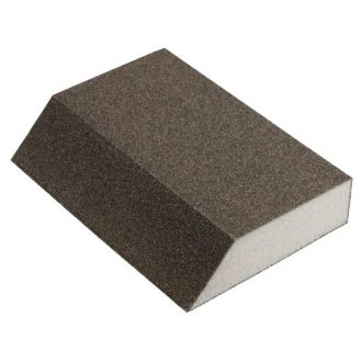   Klingspor csiszolóhasáb-rugalmas, 4 oldalú 125x89x25mm P100-SK 700 A-festék/lakk/kitt,fa, 337848