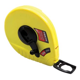   Lev Festa mérőszalag 50mx10mm, acél, hurok és horog vég, tekerős, CE II. oszt., 12250