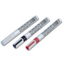 Lev alkoholos jelölőfilc, permanent marker, kerek fej, alumínium test, hőálló 80C fokig, fehér, 13227