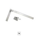 Lev lakatos derékszög 400x200mm, ZN/horganyzott, 14473