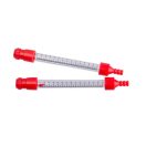 Lev tömlős vízmérték 10m tömlő + üveg cső, 15992