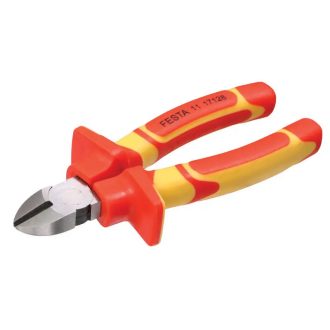   Lev Festa oldalcsípő, oldalvágó fogó 160mm, VDE, szigetelt, 1000V, DIN 5749, EN 60900, CrV, 17128