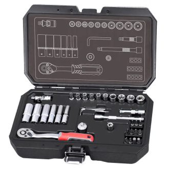   Lev Festa szerszámkészlet 1/4", 36 részes, CrV, 17231