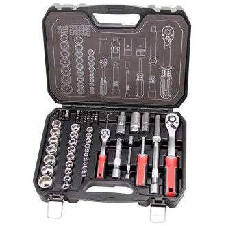   Lev Festa dugókulcs készlet 1/2"és 1/4", 73 részes, CrV, 17234