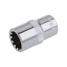 Lev Festa dugókulcs fej 1/4˝, Multilock 5x25mm, CrV, 17897