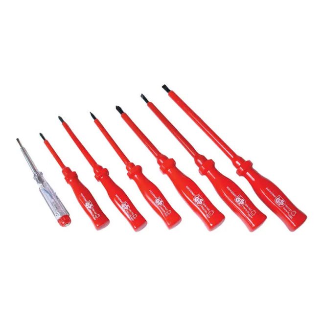 Lev Festa csavarhúzó készlet 6 részes, FL, PH, szigetelt, 1000V, fázisceruzával, 18410