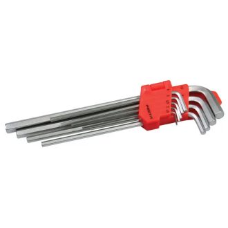   Lev Festa imbuszkulcs készlet 9 részes hatlapú 1,5-10mm, hosszított, CrV, 18490