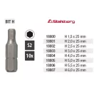 Lev Stahlberg bitfej H1.5, 25mm, S2, 10db, 18800