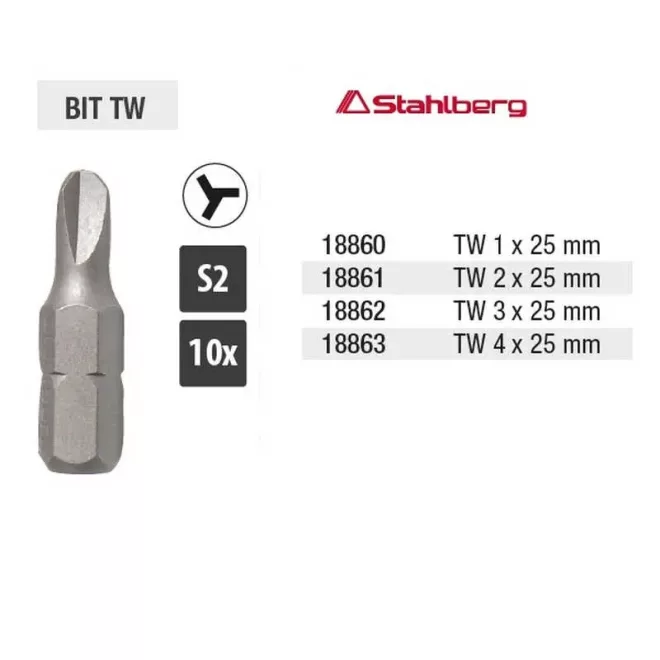 Lev Stahlberg bitfej TW3, 25mm, S2, 10db, 18862
