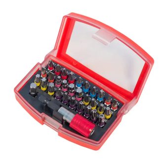   Lev Festa bit és adapter készlet 32 részes, 1/4˝ hatlapú, S2, mágneses, 18905